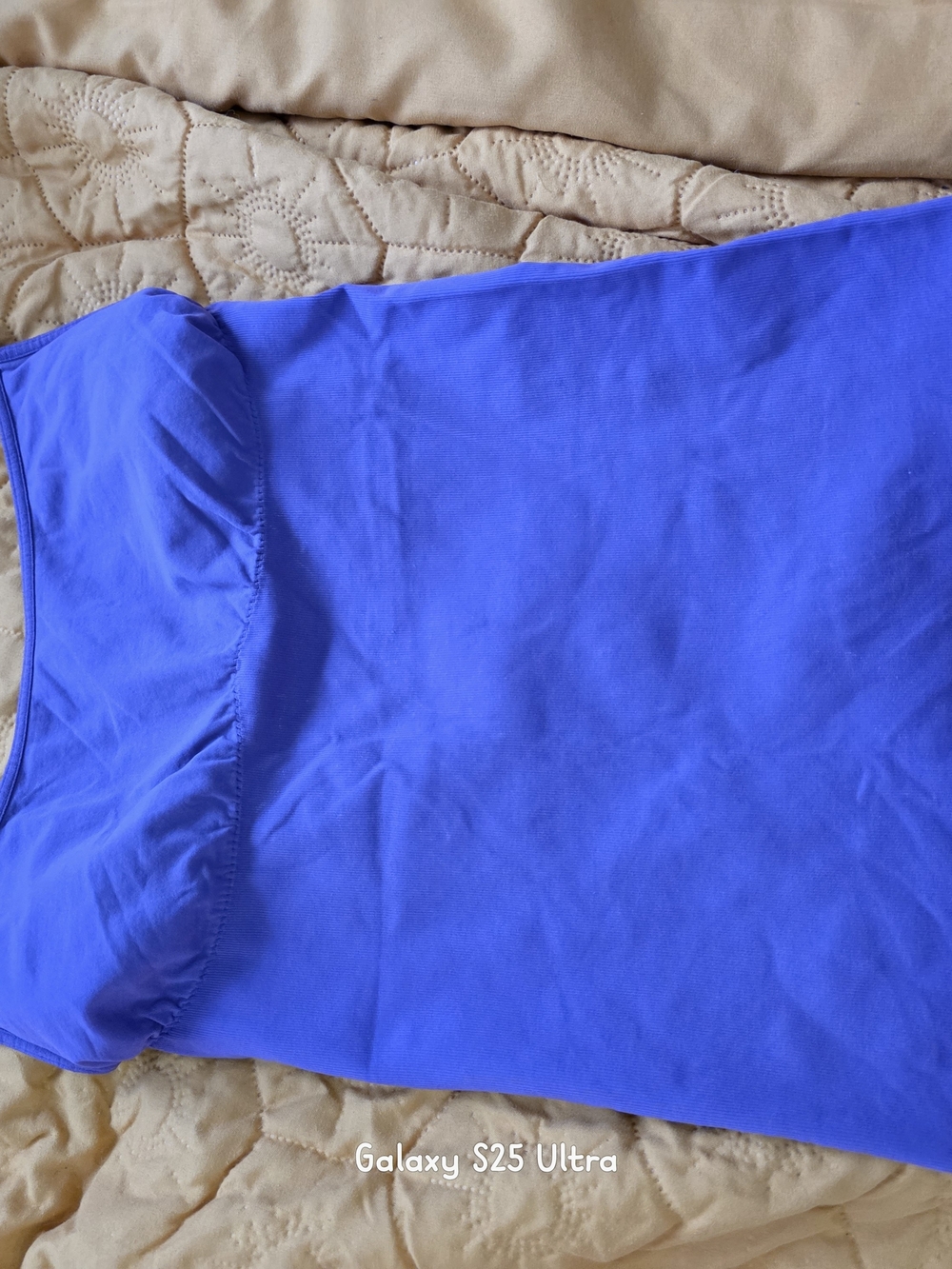 bebe Royal Blue Strapless Tube Top